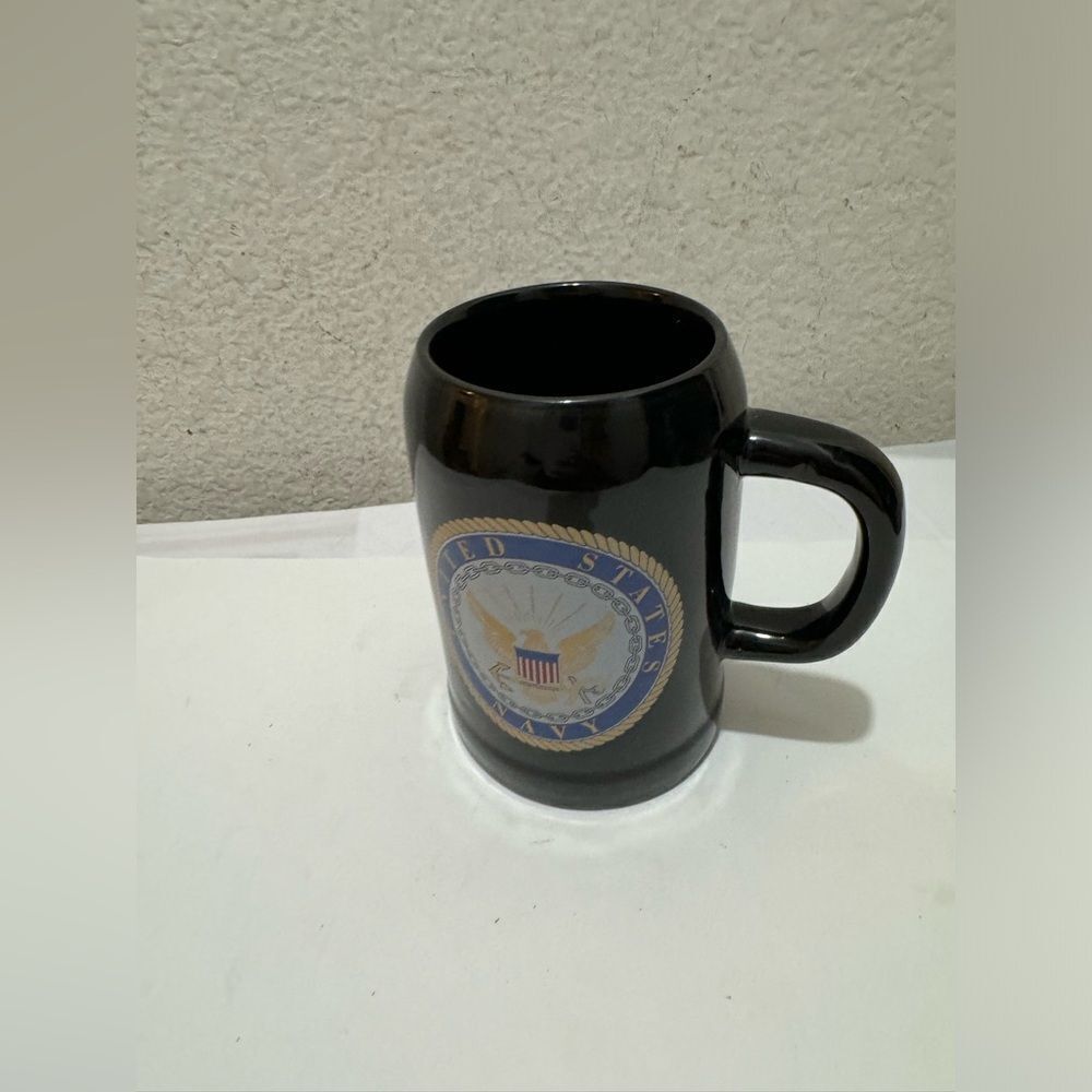 U.S  Navy in black  Blue Mug A10